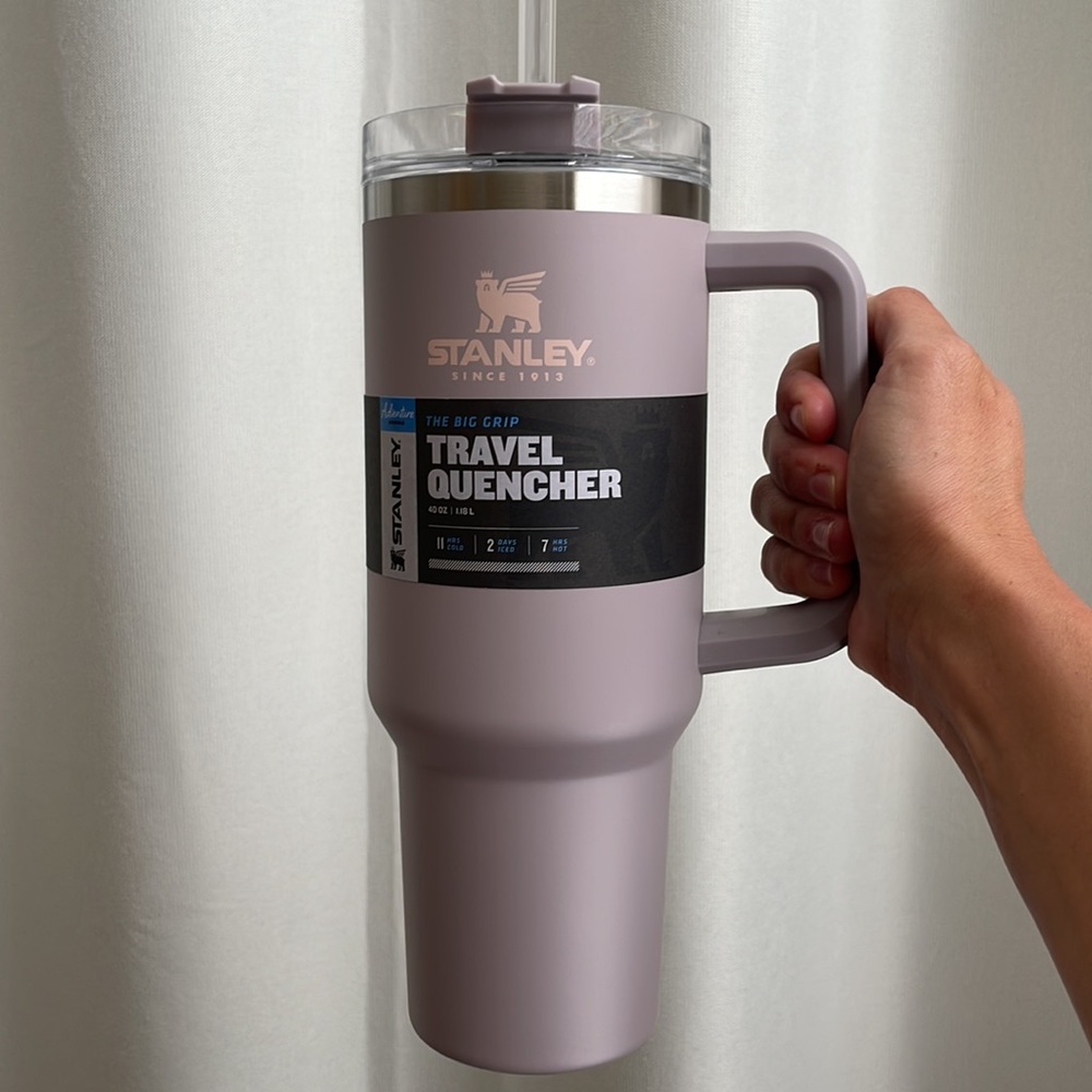 New Stanley 40 oz. Adventure Travel Quencher Tumbler - Abalone